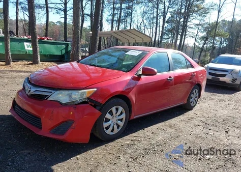 2012 Toyota Camry Le from USA, damaged, VIN 4T1BF1FK5CU614895
